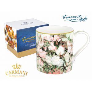 Kubek Carmani 280ml - V. van Gogh, Wazon z różami